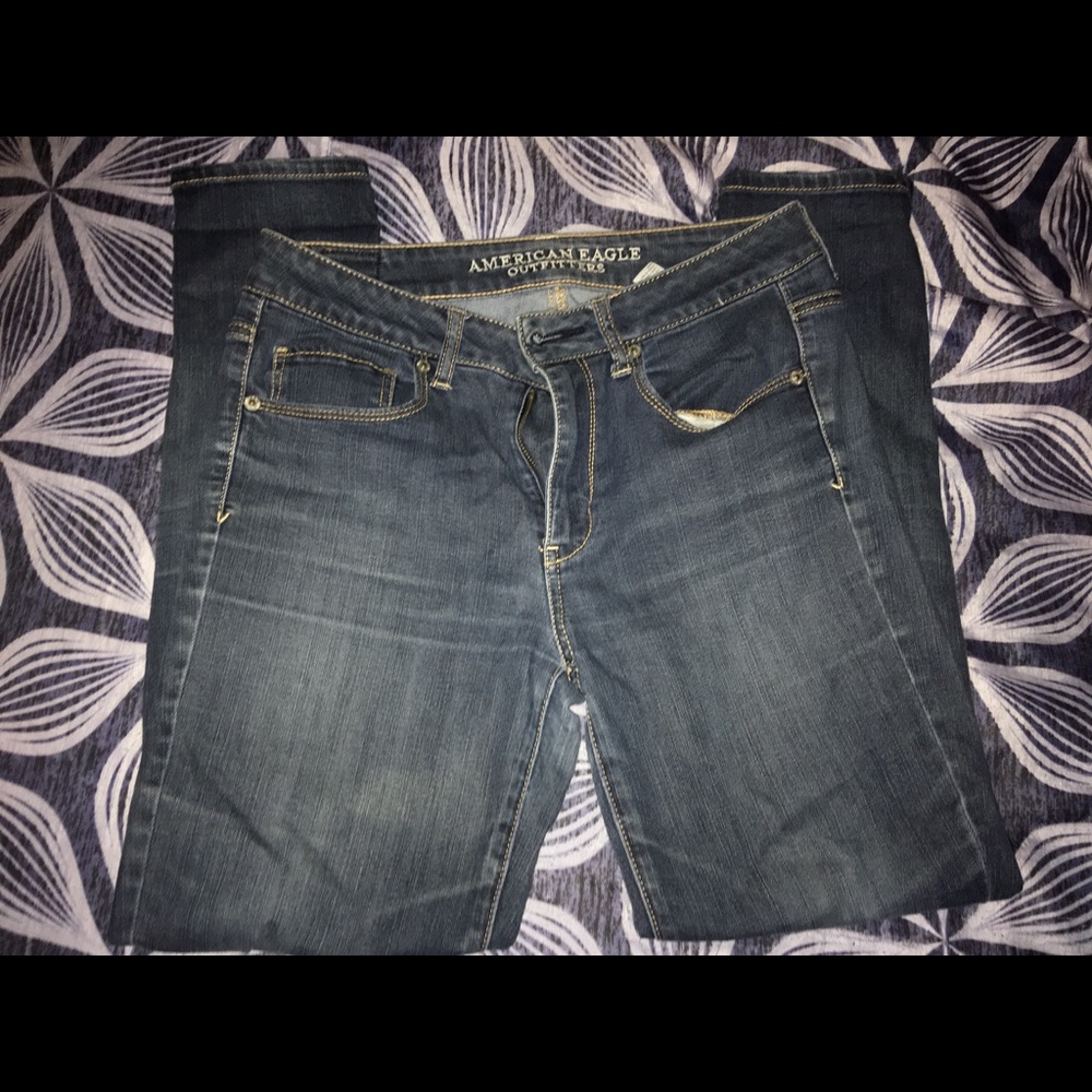 American Eagle High Rise Skinny Jeans (6 Short)